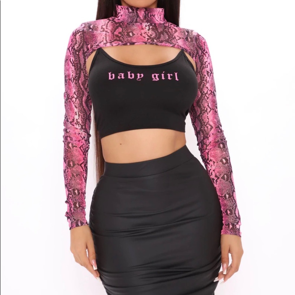 2 piece top mesh long sleeve breathable fun top.